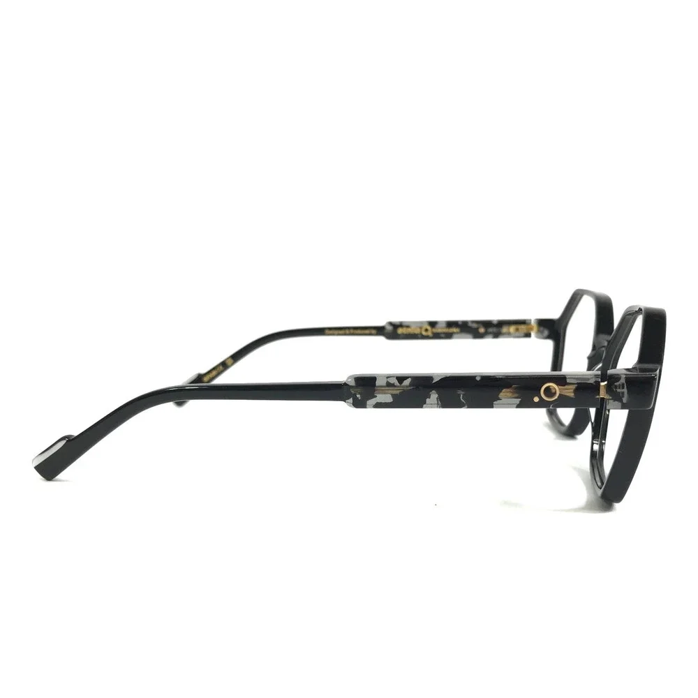 Etnia Barcelona Eyeglasses Frames XYLO BK Black Geometric Hexagonal 51-16-135